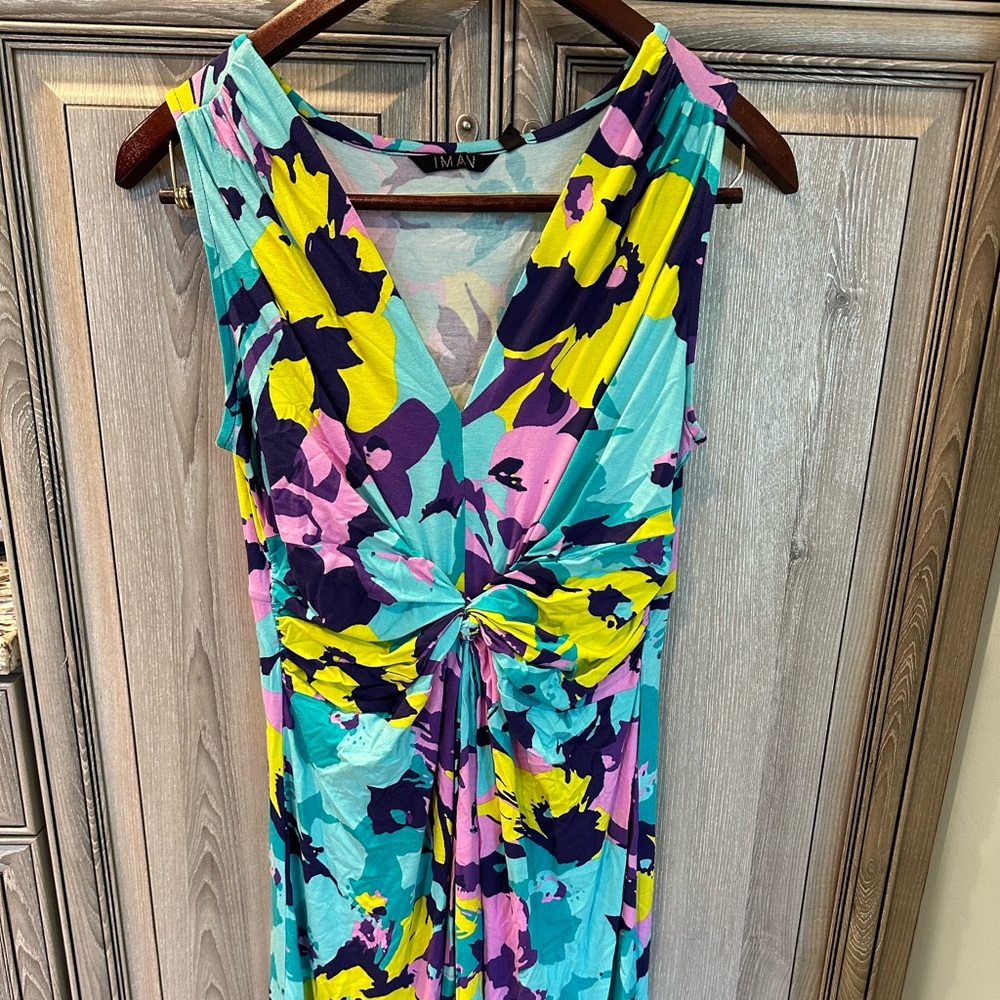 Floral Maxi Sundress- petite Large